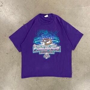 Vintage Arizona Diamondbacks 01 National League Champions MLB Baseball Shirt XL